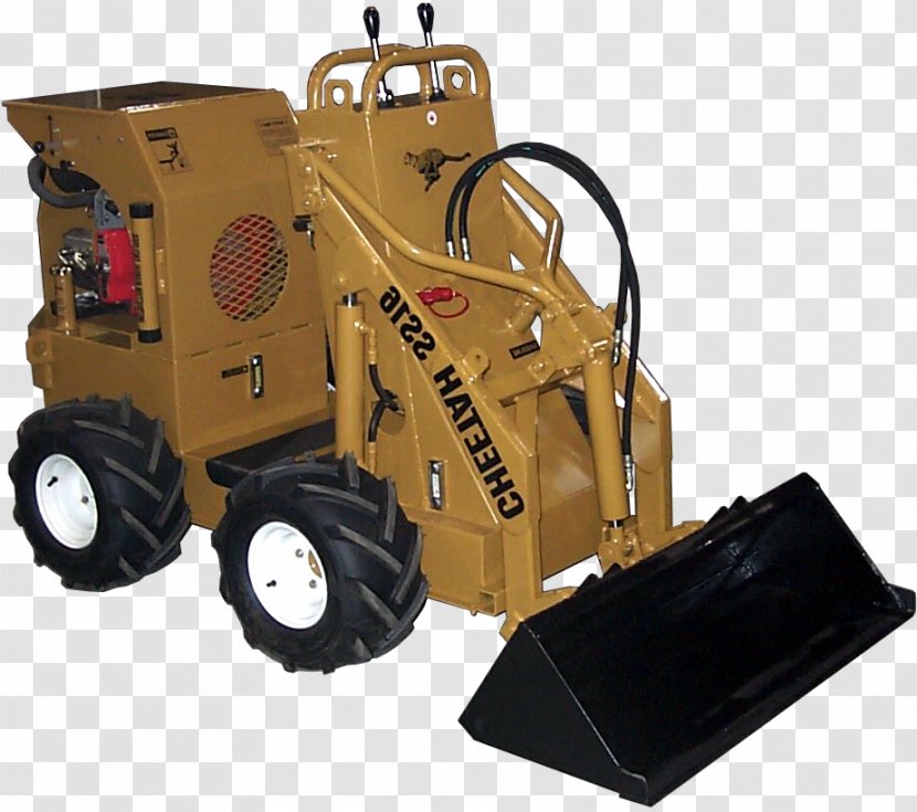 Heavy Machinery Cheetah Skid-steer Loader - Architectural Engineering Transparent PNG