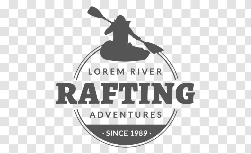 Logo Rafting Label Brand - Adventure Transparent PNG