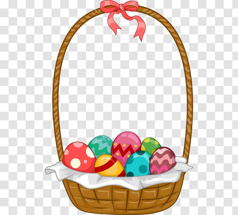 Easter Bunny Basket Clip Art - Food - Pink Cliparts Transparent PNG