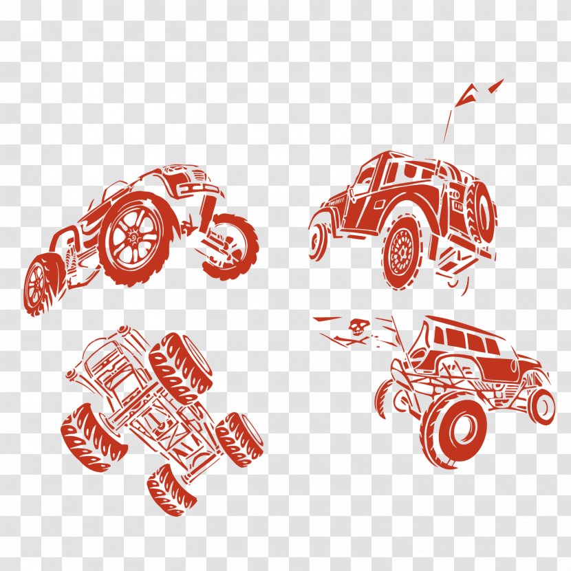 Car Graphic Design Illustration - All Terrain Vehicle - Off-road Transparent PNG