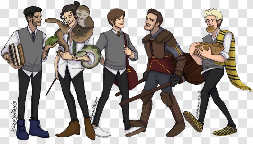 One Direction Drawing Hogwarts Watercolor Painting - Human Behavior - Fan Art Transparent PNG