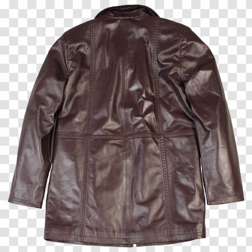 Leather Jacket Flight Coat - Chaps - Fur Transparent PNG