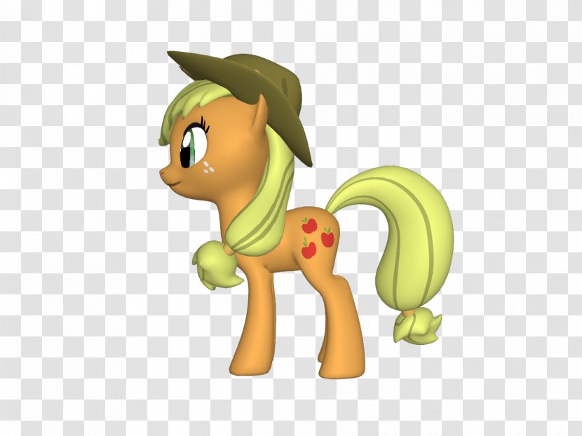 Pony Horse Mare Applejack Illustration - Figurine - Watercolor Transparent PNG