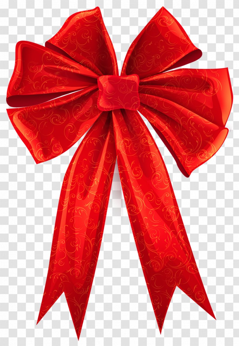 Red Ribbon Clip Art - Image Resolution - Bow Transparent PNG
