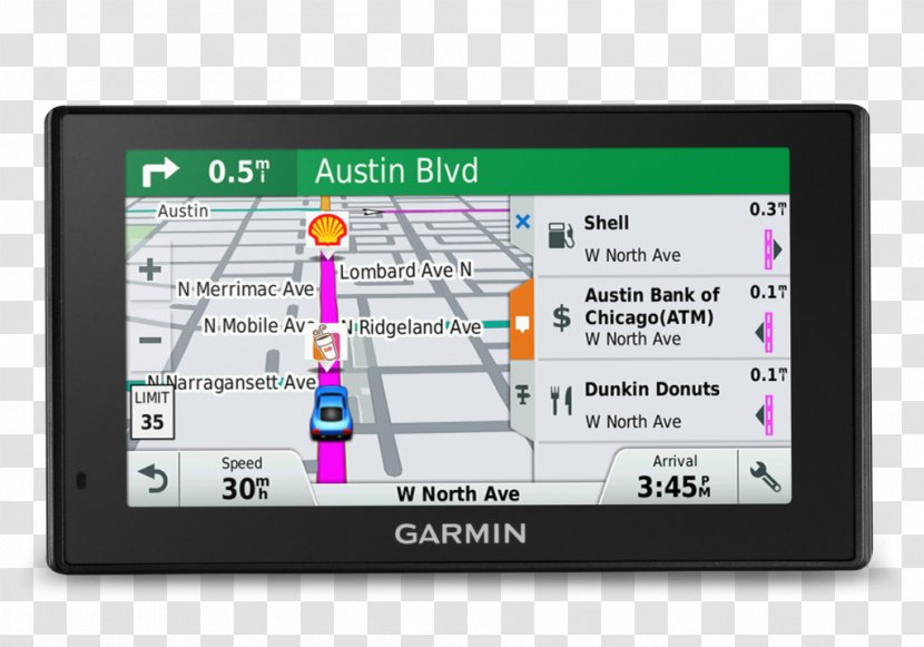 GPS Navigation Systems Car Garmin DriveSmart 70 Ltd. 60 - Drivetrack Transparent PNG