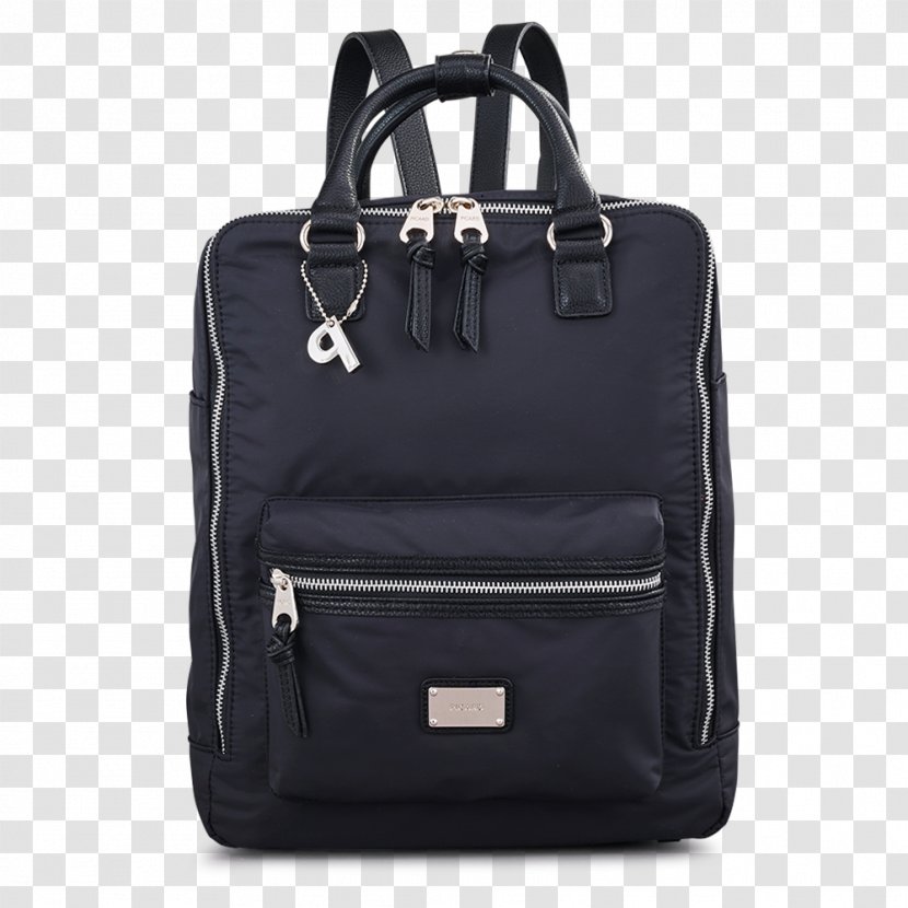 Handbag Leather Hand Luggage Messenger Bags - Black M - Bag Transparent PNG
