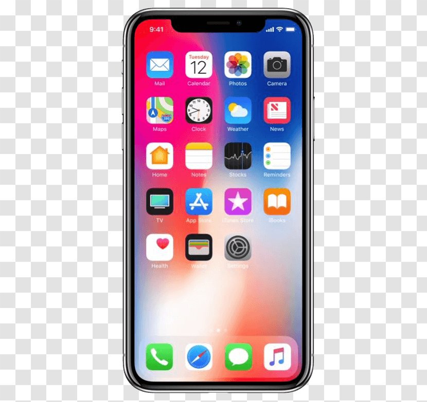 IPhone X Apple 8 Plus 7 Display Device - Iphone Transparent PNG