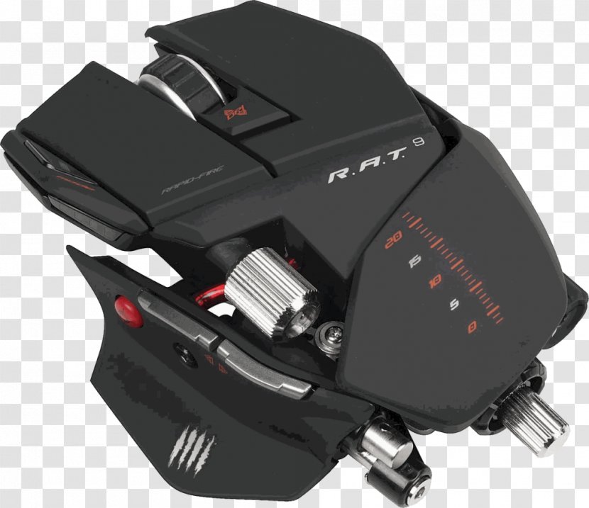 Computer Mouse Mad Catz Pointing Device - Video Game - Rat Transparent PNG