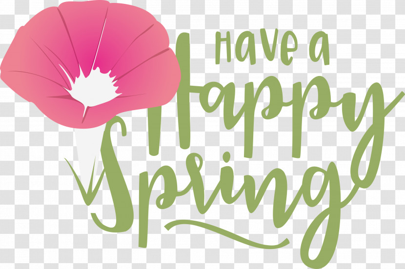 Spring Have A Happy Spring Spring Quote Transparent PNG