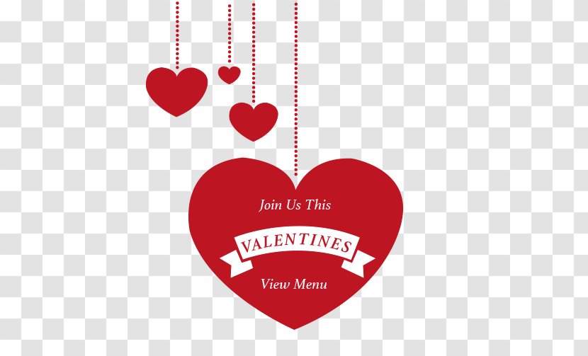 Love Valentine's Day Font - Christmas Ornament - Valentines Menu Transparent PNG