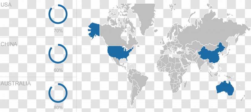 Globe World Map Royalty-free Illustration - Blue - Market Share Ratio Fig. Transparent PNG