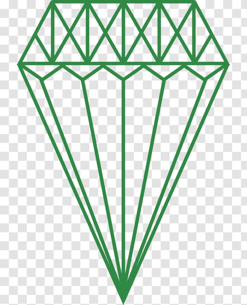 Diamond Clip Art - Green Transparent PNG