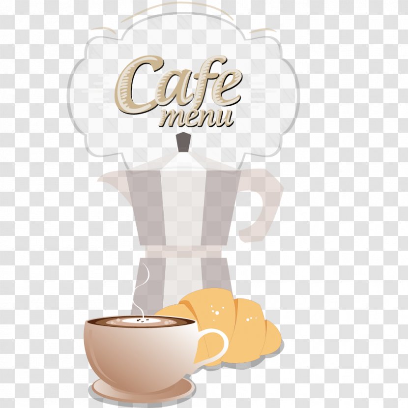 Coffee Cup Caffeine Cafe - Drinkware - Menu Transparent PNG