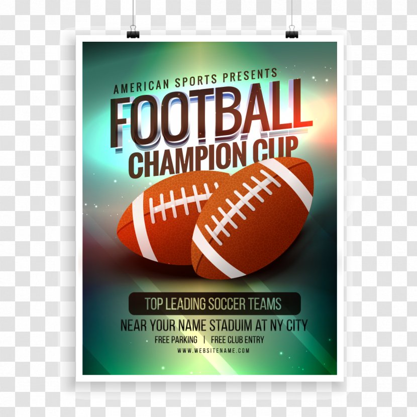 Champion Euclidean Vector Rugby Football Illustration - Sport - American Game Posters Material Transparent PNG