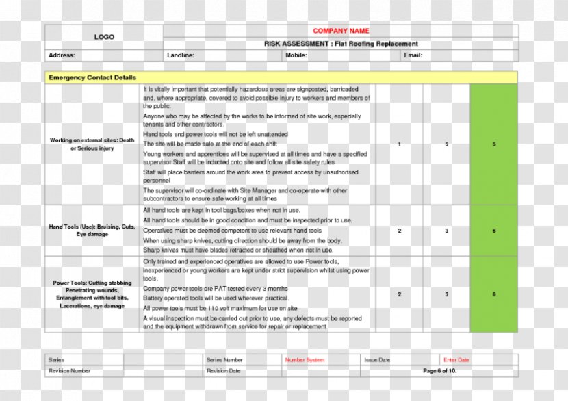 Risk Assessment Management Plan Computer Software Safety - Document - Analysis Transparent PNG