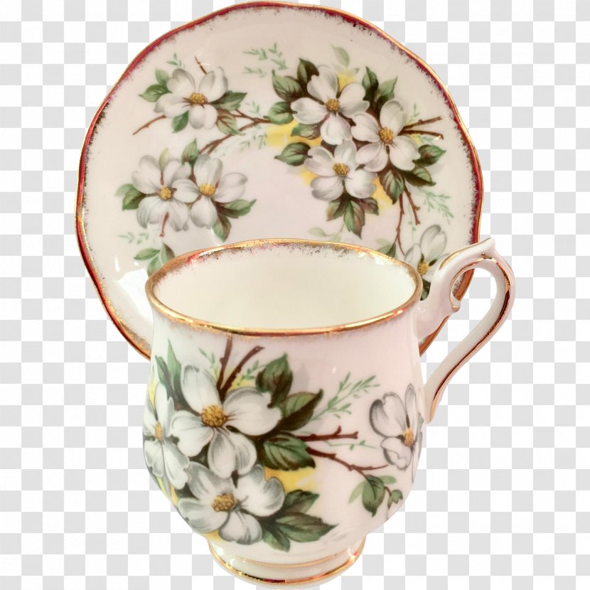 Coffee Cup Porcelain Saucer Mug Teacup - Dishware - Royal Albert Transparent PNG