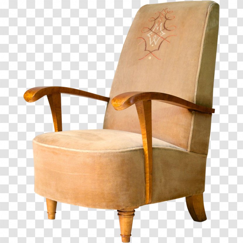 Furniture Club Chair Wood - Armchair Transparent PNG