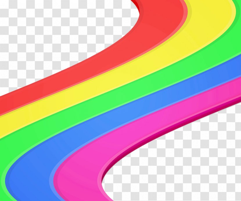 Rainbow Shapes Stock Photography - Yellow - Road Transparent PNG