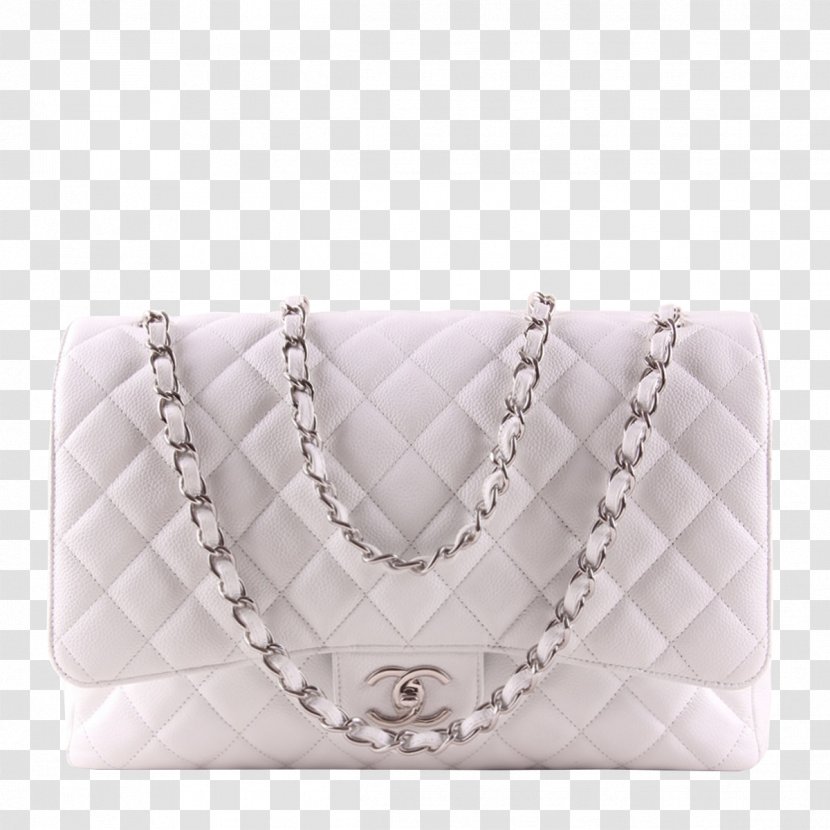 Chanel Handbag White Bolsa Feminina - Leather - Female Models Flip Bag Transparent PNG