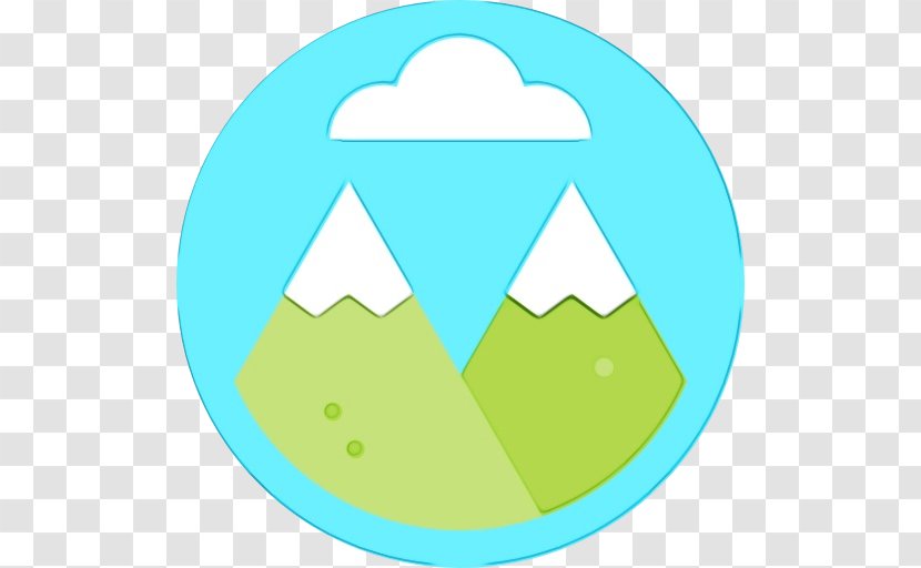 Green Turquoise Clip Art Circle Cloud - Symbol Transparent PNG