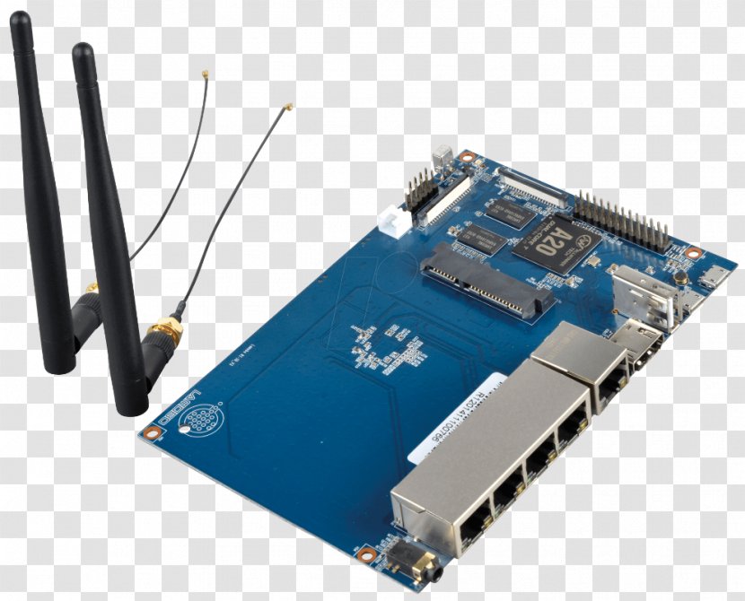 Banana Pi Router Raspberry Single-board Computer ARM Cortex-A7 - Tv Tuner Card Transparent PNG