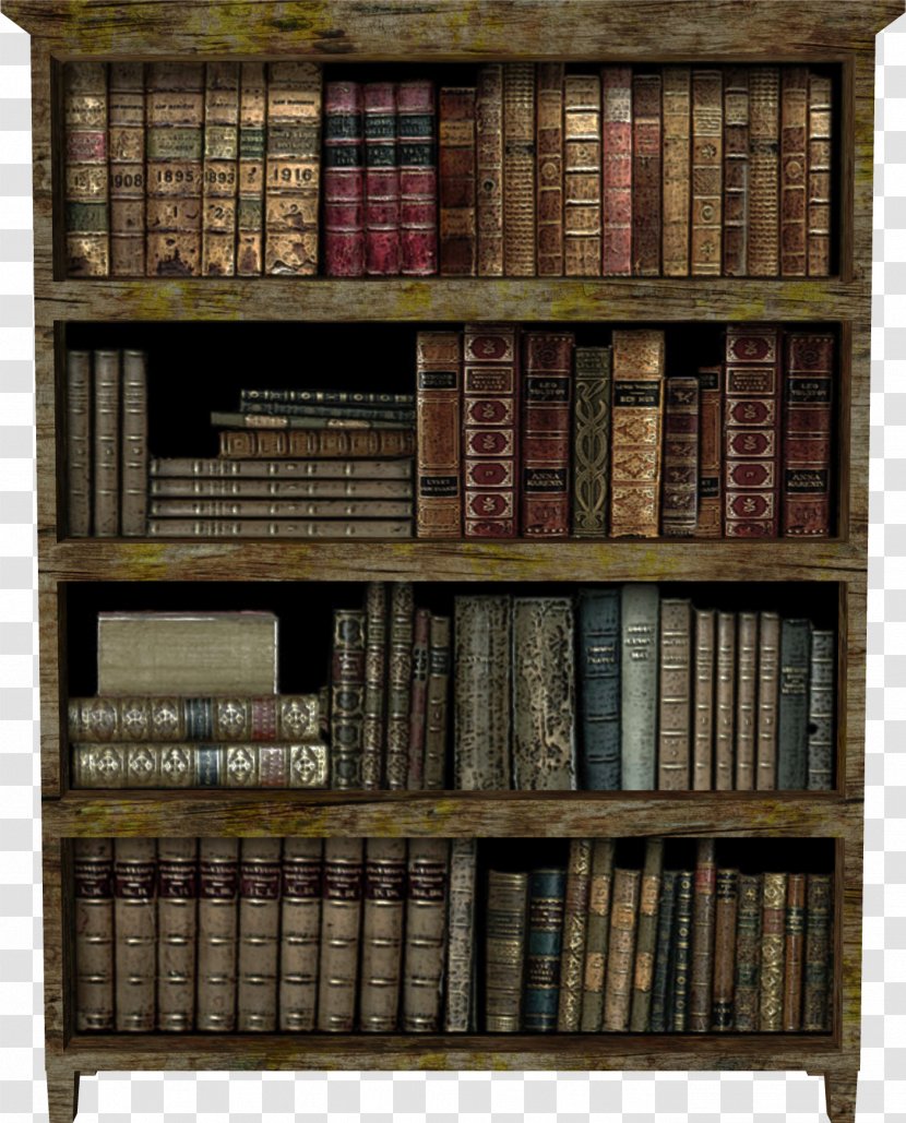 Bookcase Clip Art - Book - Bookshelf Transparent PNG