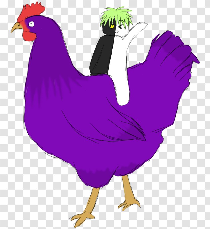 Rooster Urban Chicken Purple Clip Art Transparent PNG