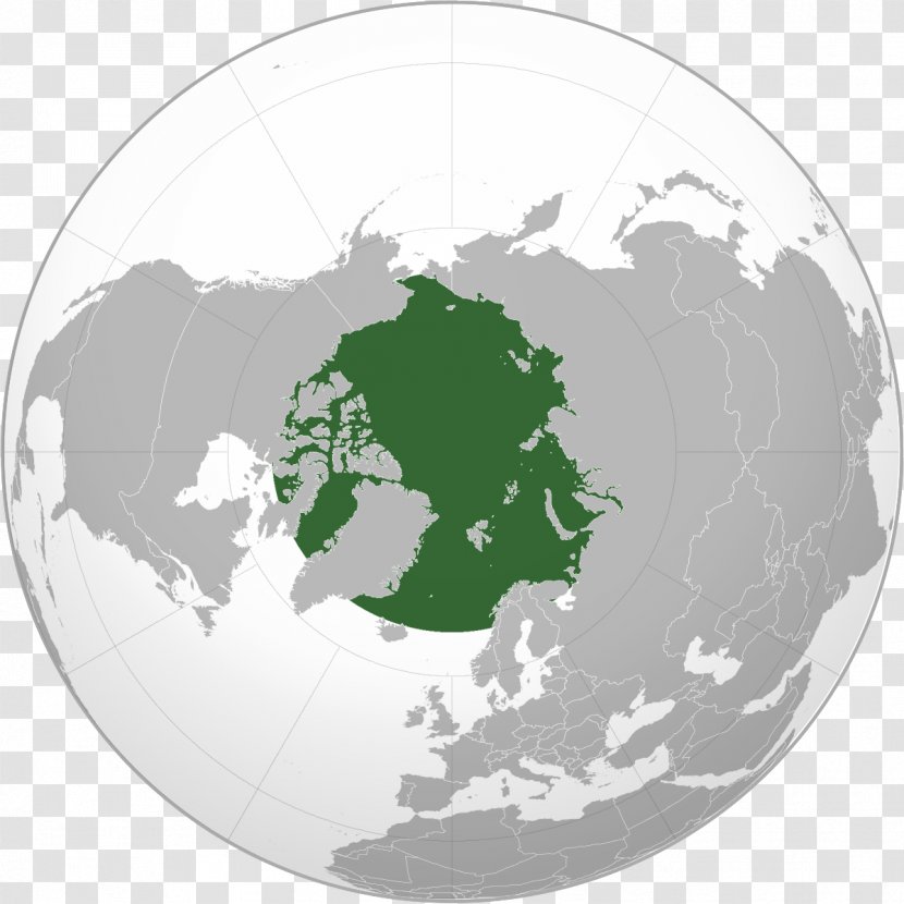 Arctic Ocean Polar Regions Of Earth Circle Europe - Oriental Transparent PNG