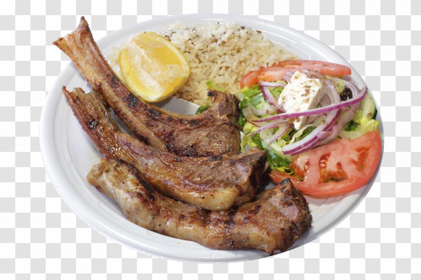 Souvlaki Gyro Tzatziki Meat Chop Greek Cuisine - Dish - Barbecue Transparent PNG