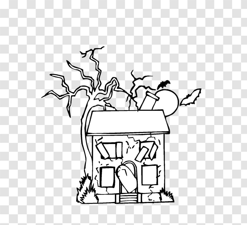 Manor House Drawing Sketch Coloring Book Transparent PNG