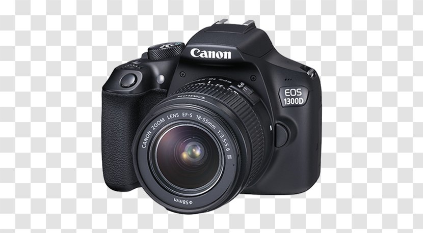 Canon EOS 1300D 600D Digital SLR EF-S 18–55mm Lens Camera - Mirrorless Interchangeable Transparent PNG
