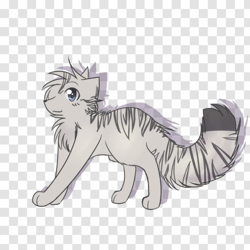 Whiskers Kitten Cat Canidae Paw - Wing - Big Tail Transparent PNG
