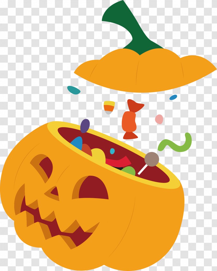 Vector Graphics Clip Art Image Halloween - Pumpkin - Decorative Squashes Transparent PNG