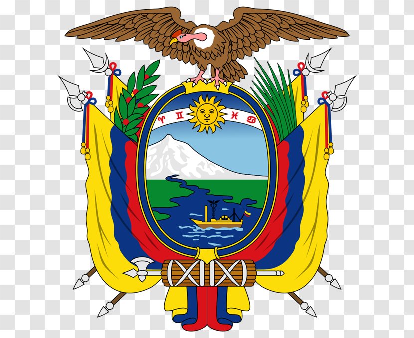 Guayas River Coat Of Arms Ecuador Flag National Symbols - Crest Transparent PNG