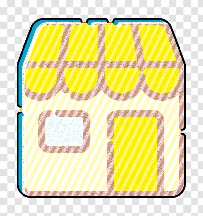 Online Icon Shop Shopping - Store - Rectangle Yellow Transparent PNG