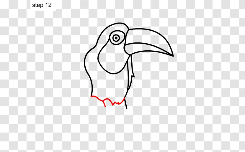 Beak Drawing Line Art Clip - Wing - Head Transparent PNG