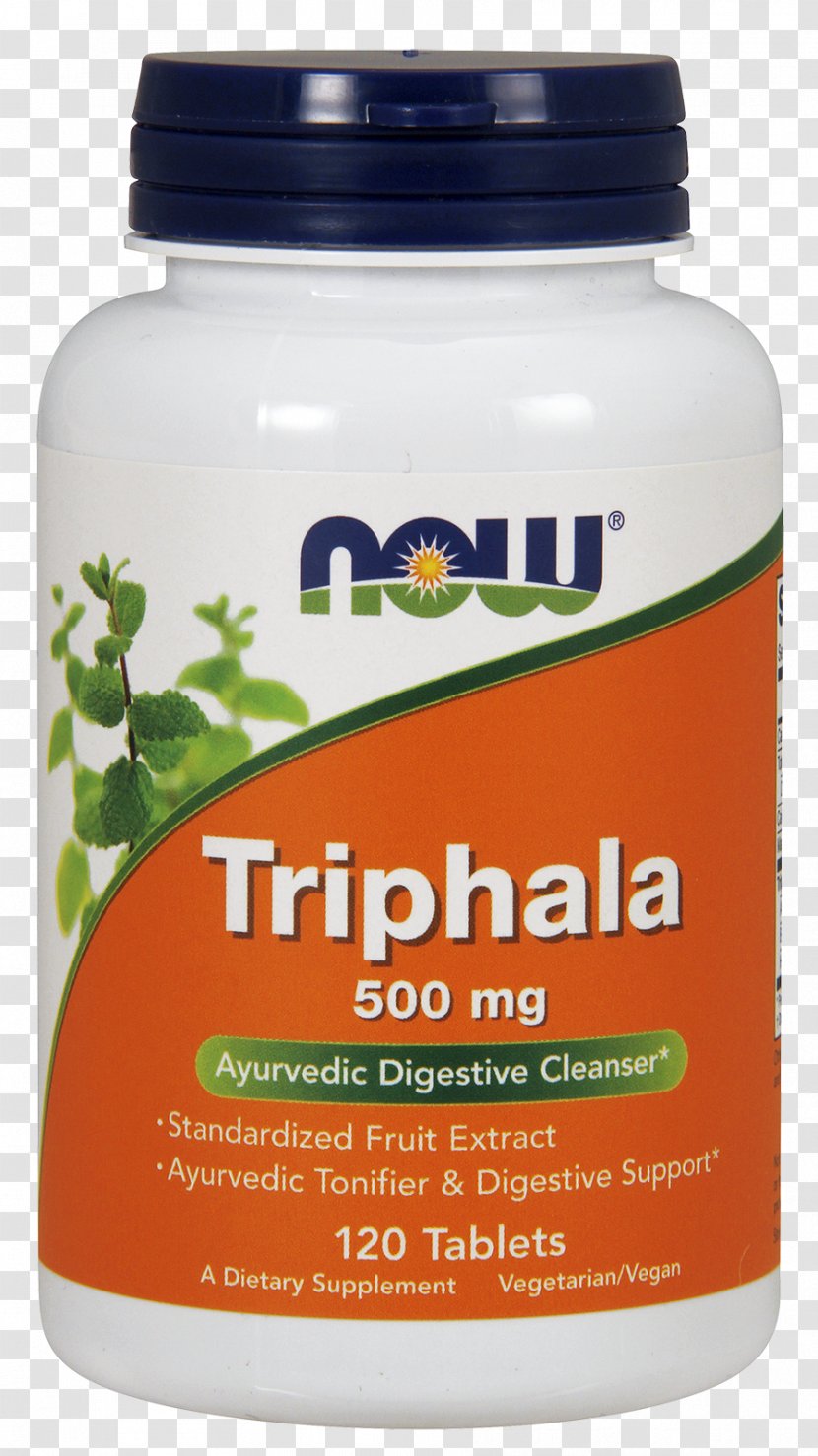 Organic Food Vegetarian Cuisine NOW Foods Capsule - Now - Triphala Transparent PNG