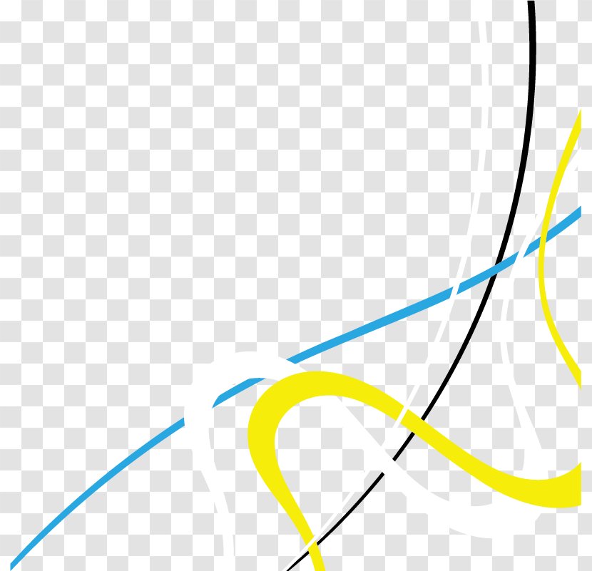 Designer - Yellow - Colored Lines Transparent PNG