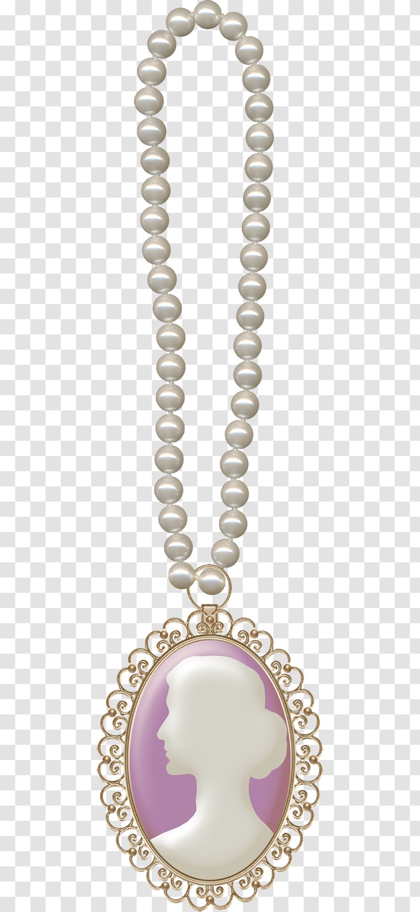 Necklace Pendant Chain Purple Body Piercing Jewellery Transparent PNG