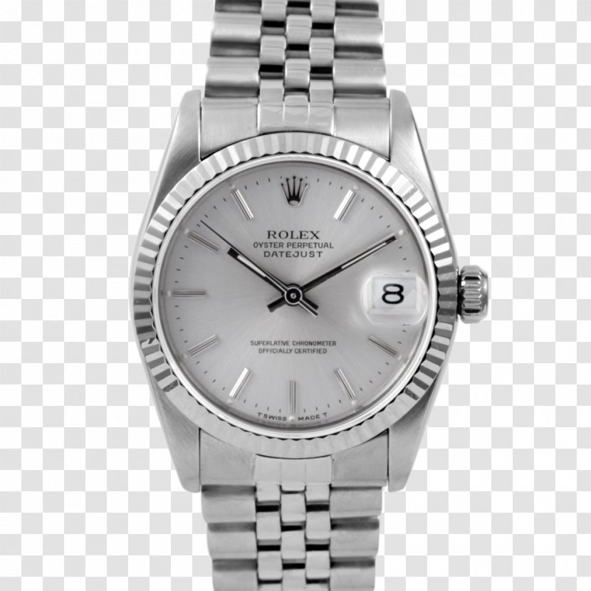 Rolex Datejust Submariner Watch Oyster - Silver Jubilee Transparent PNG