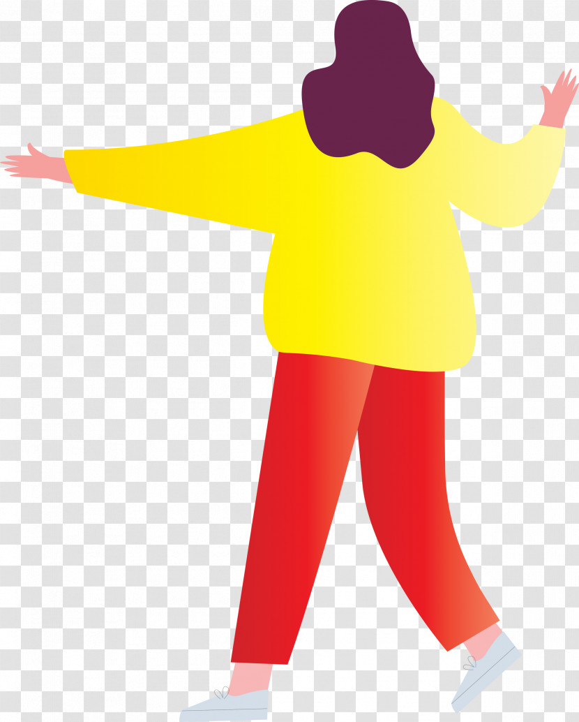 Clothing Angle Yellow Line Behavior Transparent PNG