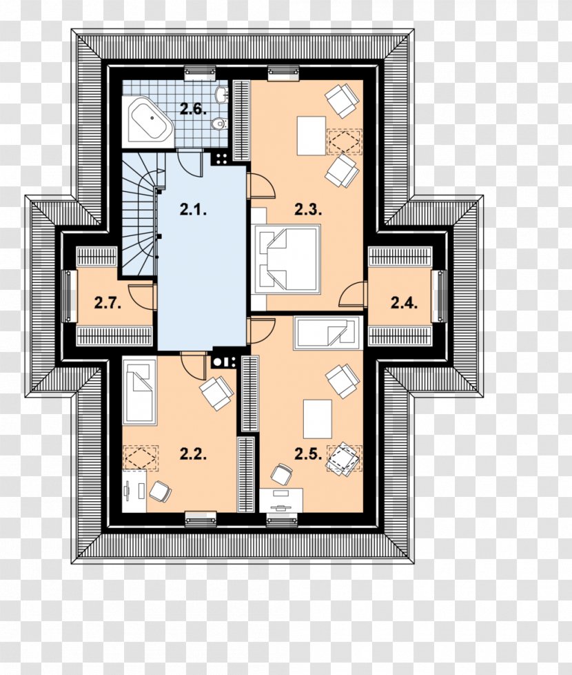 Floor Plan Property Square - Design Transparent PNG
