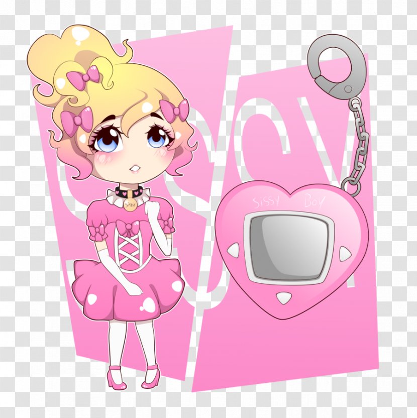 Doll Pink M Character Clip Art - Heart Transparent PNG