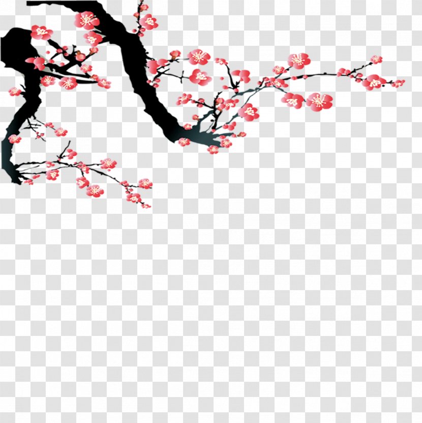 Sakura Sushi Milk - Tree - Plum Flower Transparent PNG