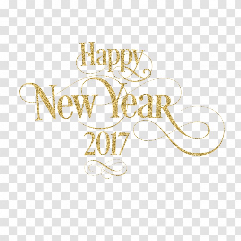 New Year Clip Art - Happy - Happy,New,Year,2017 Transparent PNG