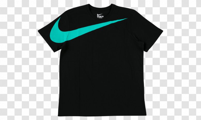 T-shirt Nike Swoosh Brand Sleeve - Logo Transparent PNG