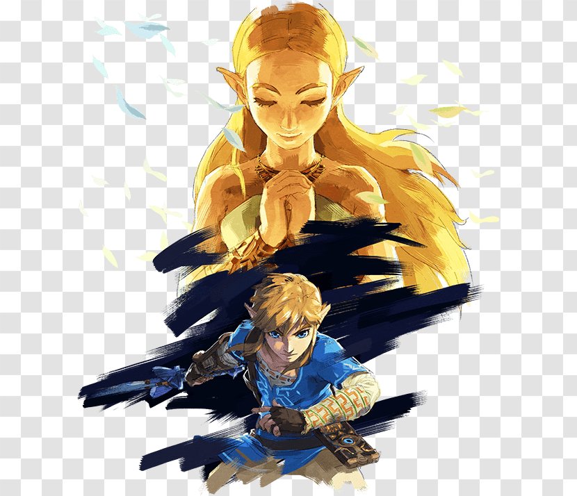 The Legend Of Zelda: Breath Wild Princess Zelda Wii U Link - Cartoon Transparent PNG