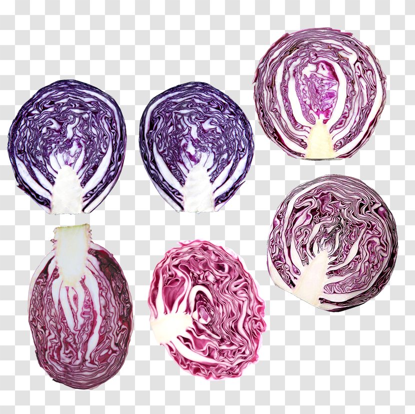 Red Cabbage Vegetable Purple - Dish - Element Download Transparent PNG