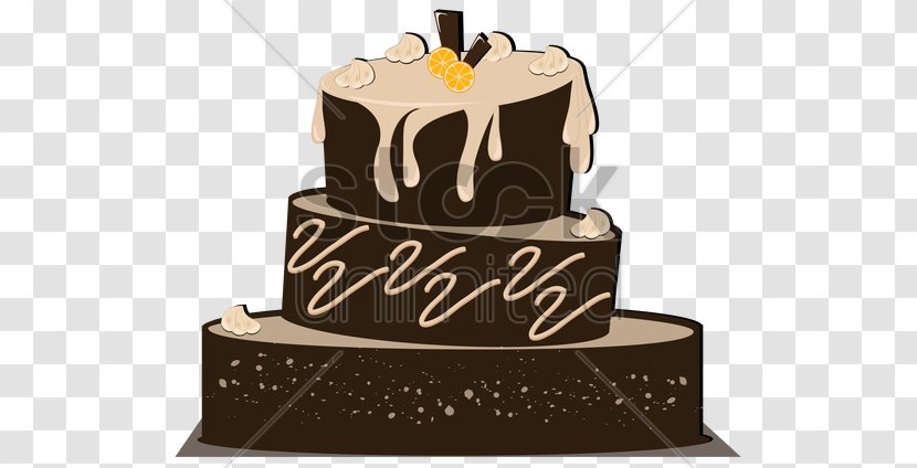 Birthday Cake Chocolate Sugar Sachertorte Layer - Decorating Transparent PNG