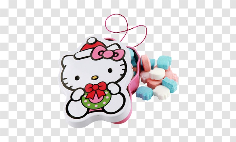 Hello Kitty Christmas Tree Candy Wreath - Baby Toys Transparent PNG